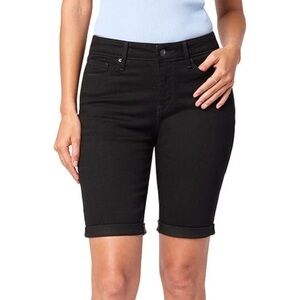 Levi Strauss Signature Gold Women's Mid-Rise Bermuda Shorts Size 4 W27